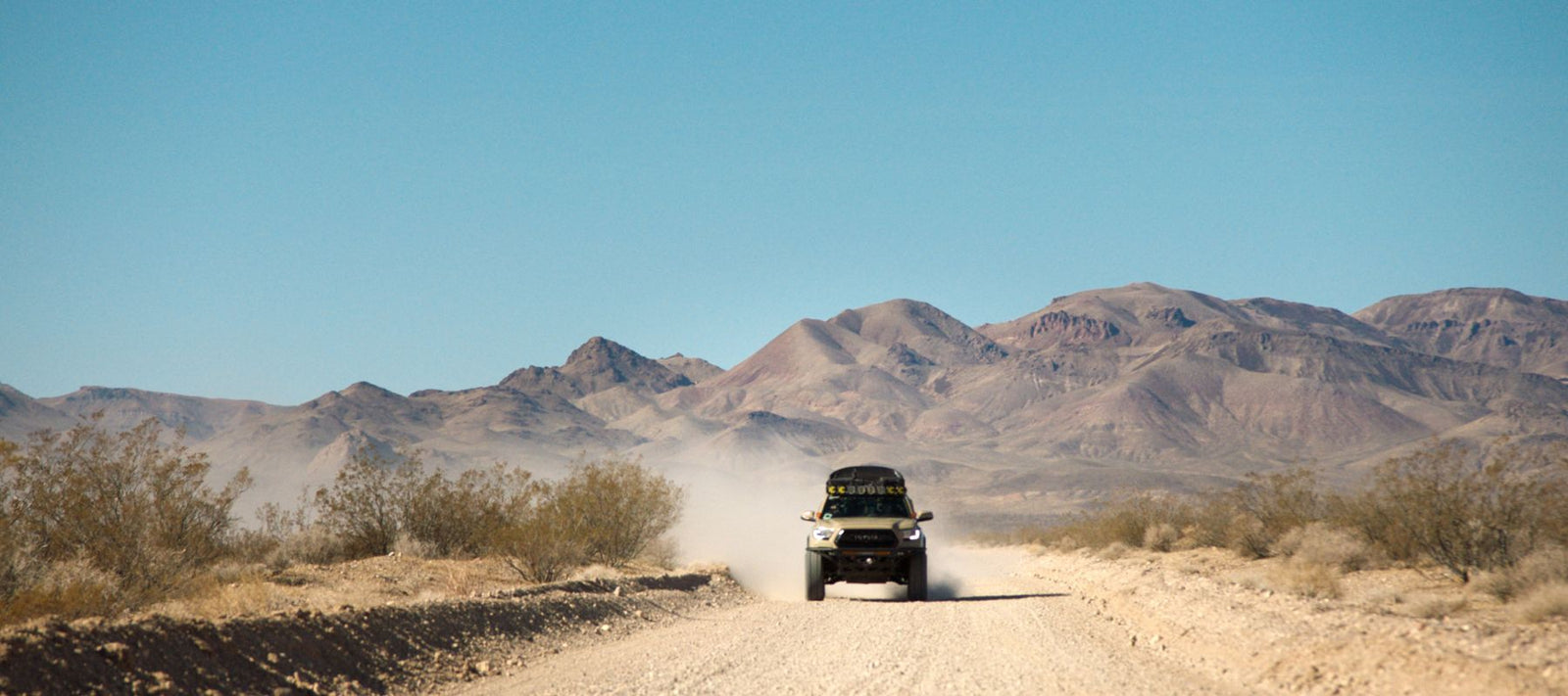 2016 Toyota Tacoma Driving Through The Desert 